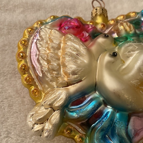 Christopher Radko Valentines Wedding Ornament 2001  "TRUE TURTLE-LOVES" 01-473-0 - Picture 3 of 6